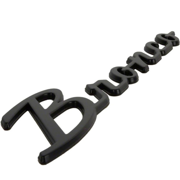 2021-2024 Bronco Matte Black Script Heritage Fender Emblems Pair NIP - Picture 7 of 12